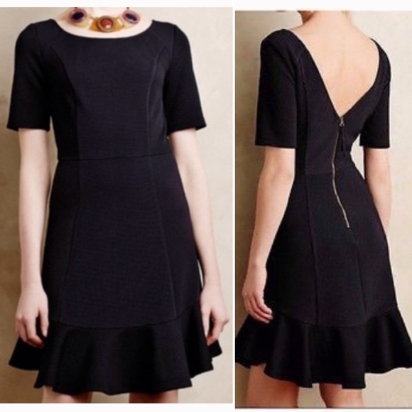 Anthropologie Dresses & Skirts - Anthropologie HD in Paris black fit & flare dress